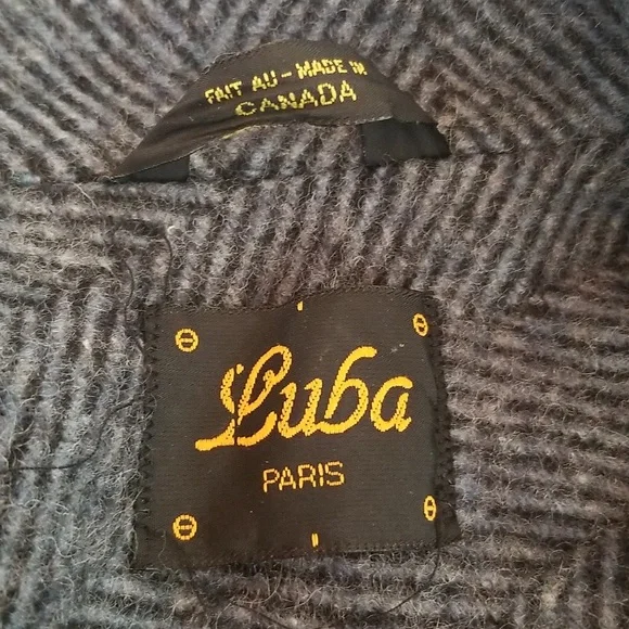 Luna Paris Gray Wool Blend Long Coat